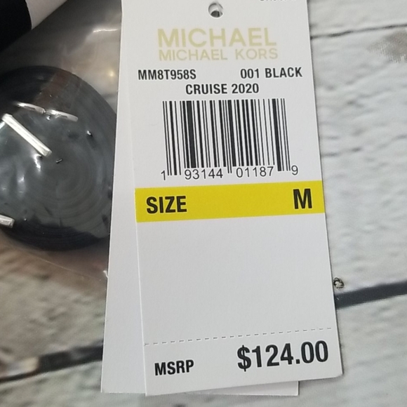 Michael kors black white 2 piece swimsuit sz M. TAG REMOVED but not worn. - Picture 4 of 6